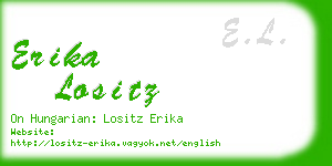 erika lositz business card